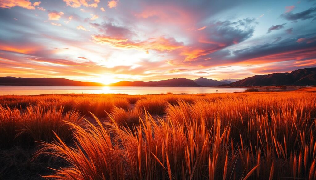 תמונת צילום באור טבעי במהלך שעת הזהב