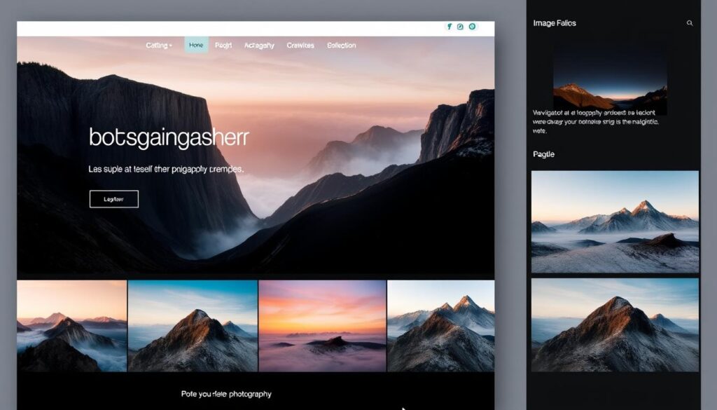 עיצוב אתר לצלמים