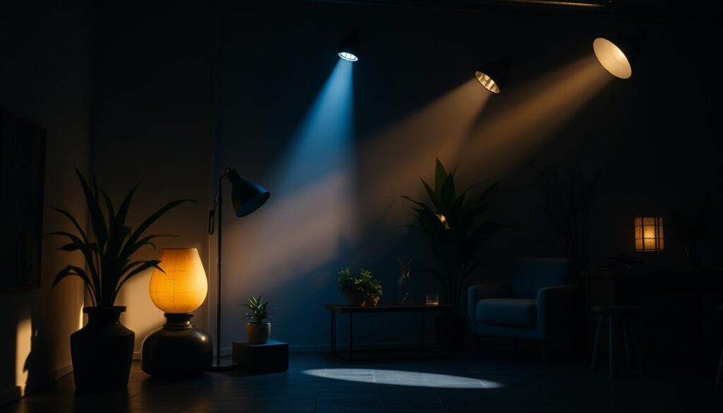 טכניקות תאורה והרכב תמונה