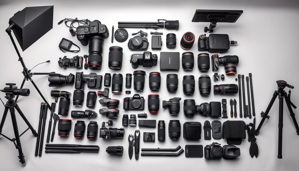 ציוד מצלמה מקצועי